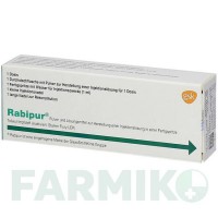 РАБИПУР (RABIPUR) порошок 1 шт - Бешенство инактивированный вирус KOHLPHARMA