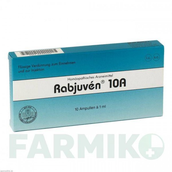 РАБЮВЕН (RABJUVEN) ампули 10 шт - Гомеопатія ADJUPHARM
