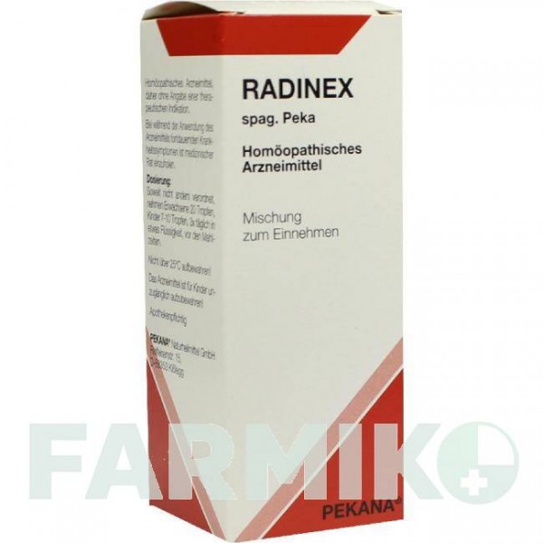 РАДИНЕКС (RADINEX) капли 100 мл - Гомеопатия PEKANA NATURHEILMITTEL