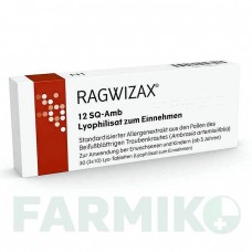 РАГВИЗАКС (RAGWIZAX) 12 SQ таблетки 30 шт - Аллергены цветов ALK-ABELLO