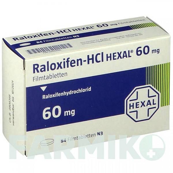 РАЛОКСИФЕН (RALOXIFEN) 60 мг таблетки 84 шт - Ралоксифен HEXAL