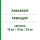 РАМАНДИУР (RAMANDIUR) 10 мг/10 мг/25 мг капсулы 28 шт - Рамиприл, Амлодипин, Гидрохлоротиазид ERREKAPPA