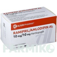 РАМІПРИЛ (RAMIPRIL) 10 мг/10 мг капсули 30 шт - Раміприл, Амлодипін ALIUD PHARMA