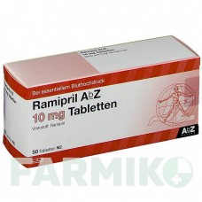 РАМІПРИЛ (RAMIPRIL) 10 мг таблетки 50 шт - Раміприл ABZ PHARMA