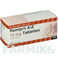 РАМІПРИЛ (RAMIPRIL) 10 мг таблетки 100 шт - Раміприл ABZ PHARMA