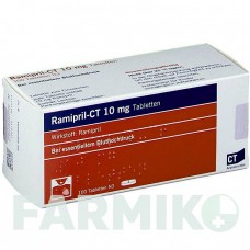 РАМІПРИЛ (RAMIPRIL) 10 мг таблетки 100 шт - Раміприл ABZ PHARMA