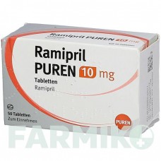 РАМІПРИЛ (RAMIPRIL) 10 мг таблетки 50 шт - Раміприл PUREN PHARMA