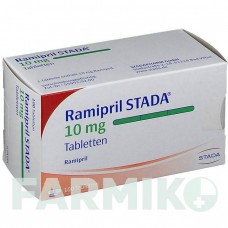 РАМІПРИЛ (RAMIPRIL) 10 мг таблетки 100 шт - Раміприл STADAPHARM