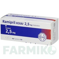 РАМИПРИЛ (RAMIPRIL) 2,5 мг таблетки 100 шт - Рамиприл HEXAL