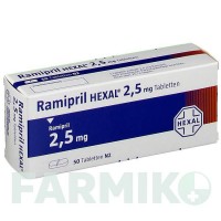 РАМИПРИЛ (RAMIPRIL) 2,5 мг таблетки 100 шт - Рамиприл HEXAL