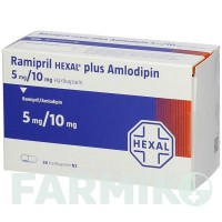 РАМИПРИЛ (RAMIPRIL) 5 мг/10 мг капсулы 50 шт - Рамиприл, Амлодипин HEXAL
