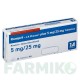 РАМИПРИЛ (RAMIPRIL) 5 мг/25 мг таблетки 20 шт - Рамиприл, Гидрохлоротиазид 1 A PHARMA