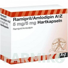 РАМИПРИЛ (RAMIPRIL) 5 мг/5 мг капсулы 60 шт - Рамиприл, Амлодипин ABZ PHARMA