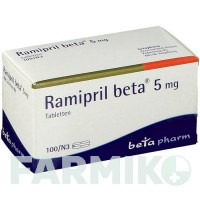РАМІПРИЛ (RAMIPRIL) 5 мг таблетки 100 шт - Раміприл BETAPHARM