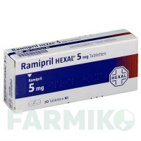 РАМИПРИЛ (RAMIPRIL) 5 мг таблетки 20 шт - Рамиприл HEXAL