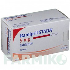 РАМИПРИЛ (RAMIPRIL) 5 мг таблетки 100 шт - Рамиприл STADAPHARM