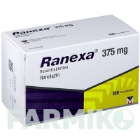 РАНЕКСА (RANEXA) 375 мг таблетки 100 шт - Ранолазин BERLIN-CHEMIE