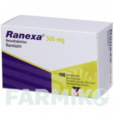 РАНЕКСА (RANEXA) 500 мг таблетки 100 шт - Ранолазин AXICORP PHARMA