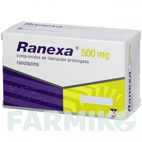 РАНЕКСА (RANEXA) 500 мг таблетки 100 шт - Ранолазин KOHLPHARMA