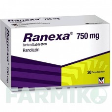 РАНЕКСА (RANEXA) 750 мг таблетки 30 шт - Ранолазин BERLIN-CHEMIE