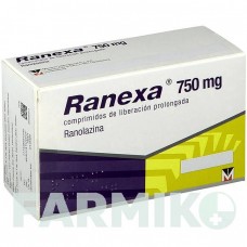 РАНЕКСА (RANEXA) 750 мг таблетки 100 шт - Ранолазин KOHLPHARMA