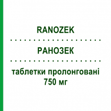 РАНОЗЕК (RANOZEK) 750 мг таблетки пролонгированные 60 шт - Ранолазин ADAMED