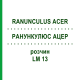 РАНУНКУЛЮС АЦЕР (RANUNCULUS ACER) LM 13 розчин 10 мл - Гомеопатія ARCANA DR.SEWERIN