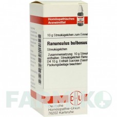РАНУНКУЛЮС БУЛЬБОЗУС (RANUNCULUS BULBOSUS) D 4 глобули 10 г - Гомеопатия DHU