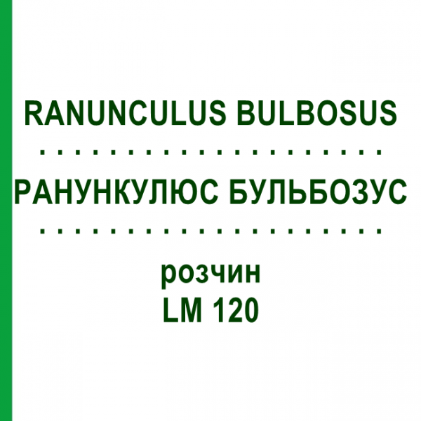 РАНУНКУЛЮС БУЛЬБОЗУС (RANUNCULUS BULBOSUS) LM 120 розчин 10 мл - Гомеопатія ARCANA DR.SEWERIN