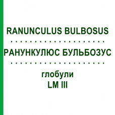 РАНУНКУЛЮС БУЛЬБОЗУС (RANUNCULUS BULBOSUS) LM III глобули 5 г - Гомеопатия DHU