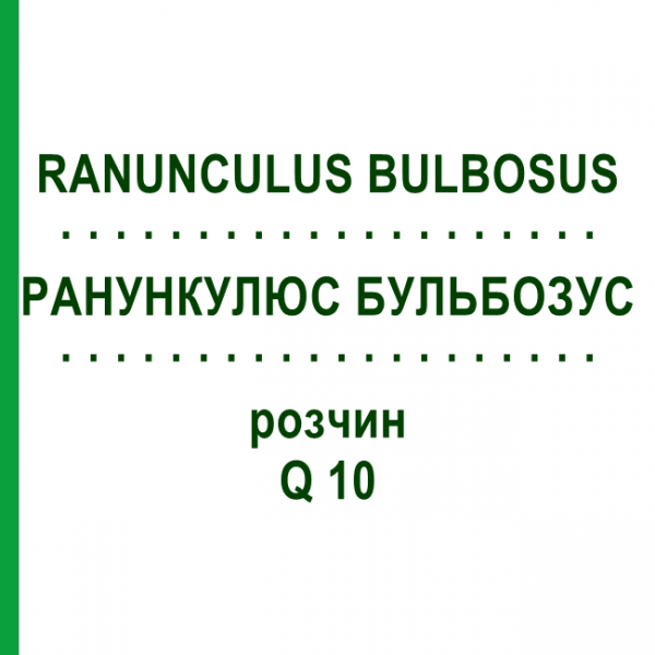 РАНУНКУЛЮС БУЛЬБОЗУС (RANUNCULUS BULBOSUS) Q 10 раствор 15 мл - Гомеопатия GUDJONS