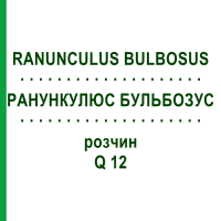 РАНУНКУЛЮС БУЛЬБОЗУС (RANUNCULUS BULBOSUS) Q 12 раствор 15 мл - Гомеопатия GUDJONS