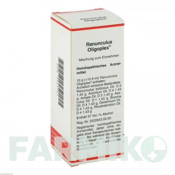 РАНУНКУЛЮС ОЛИГОПЛЕКС (RANUNCULUS OLIGOPLEX) жидкость 50 мл - Гомеопатия MEDA PHARMA