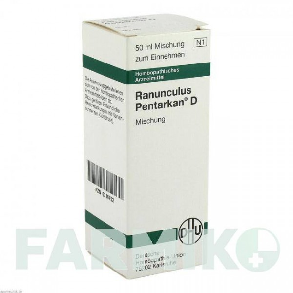РАНУНКУЛЮС ПЕНТАРКАН (RANUNCULUS PENTARKAN) смесь 50 мл - Гомеопатия DHU