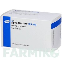РАПАМУН (RAPAMUNE) 0,5 мг таблетки 100 шт - Сиролімус ORIFARM