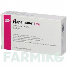 РАПАМУН (RAPAMUNE) 1 мг таблетки 30 шт - Сиролимус AXICORP PHARMA