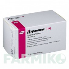 РАПАМУН (RAPAMUNE) 1 мг таблетки 100 шт - Сиролімус PFIZER