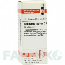 РАФАНУС САТИВУС (RAPHANUS SATIVUS) D 12 глобули 10 г - Гомеопатия DHU