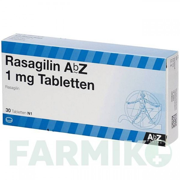 РАЗАГИЛИН (RASAGILIN) 1 мг таблетки 30 шт - Разагилин ABZ PHARMA