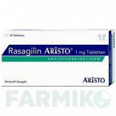 РАЗАГИЛИН (RASAGILIN) 1 мг таблетки 30 шт - Разагилин ARISTO PHARMA