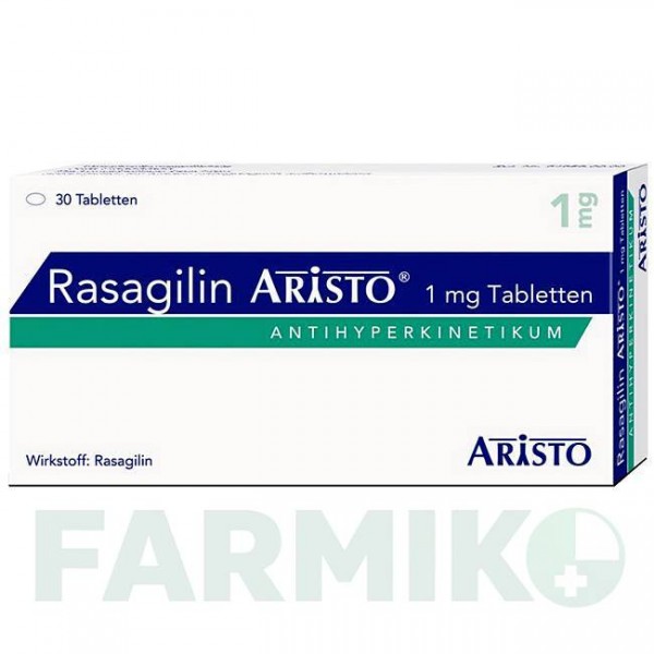 РАЗАГИЛИН (RASAGILIN) 1 мг таблетки 30 шт - Разагилин ARISTO PHARMA