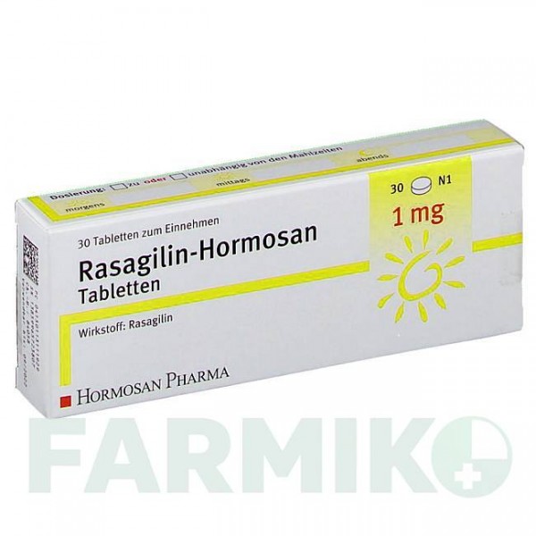 РАЗАГИЛИН (RASAGILIN) 1 мг таблетки 30 шт - Разагилин HORMOSAN PHARMA