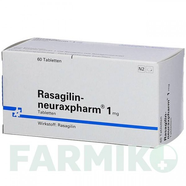 РАЗАГИЛИН (RASAGILIN) 1 мг таблетки 60 шт - Разагилин NEURAXPHARM