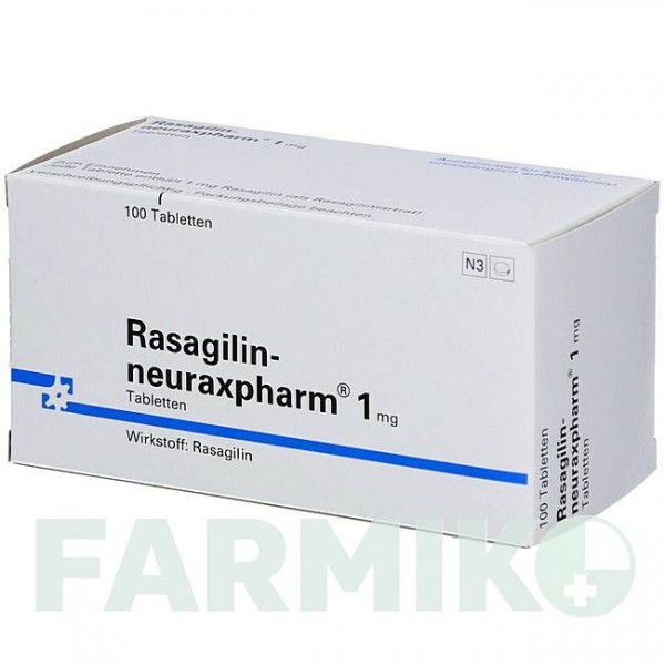 РАЗАГИЛИН (RASAGILIN) 1 мг таблетки 100 шт - Разагилин NEURAXPHARM