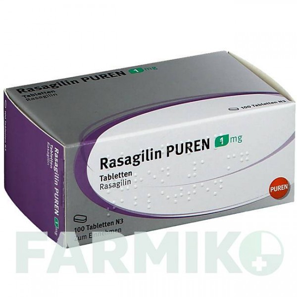 РАЗАГИЛИН (RASAGILIN) 1 мг таблетки 30 шт - Разагилин PUREN PHARMA