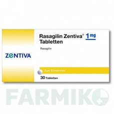 РАЗАГІЛІН (RASAGILIN) 1 мг таблетки 30 шт - Разагілін ZENTIVA