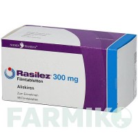 РАСІЛЕЗ (RASILEZ) 300 мг таблетки 98 шт - Аліскірен NODEN PHARMA