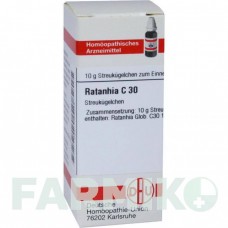 РАТАНИЯ (RATANHIA) C 30 глобули 10 г - Гомеопатия DHU