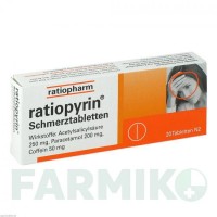 РАТІОПІРИН (RATIOPYRIN) таблетки 20 шт - Парацетамол, Інше RATIOPHARM