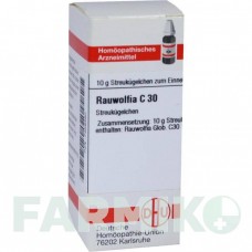 РАУВОЛЬФИЯ (RAUWOLFIA) C 30 глобули 10 г - Гомеопатия DHU